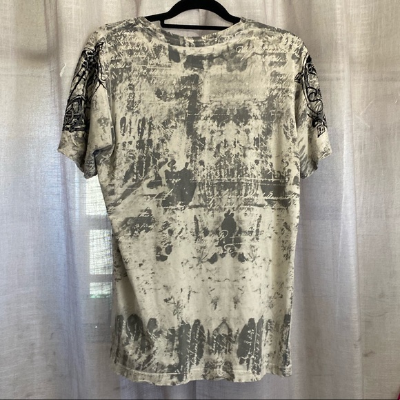 y2k Affliction men’s graphic biker tee - Picture 2 of 2